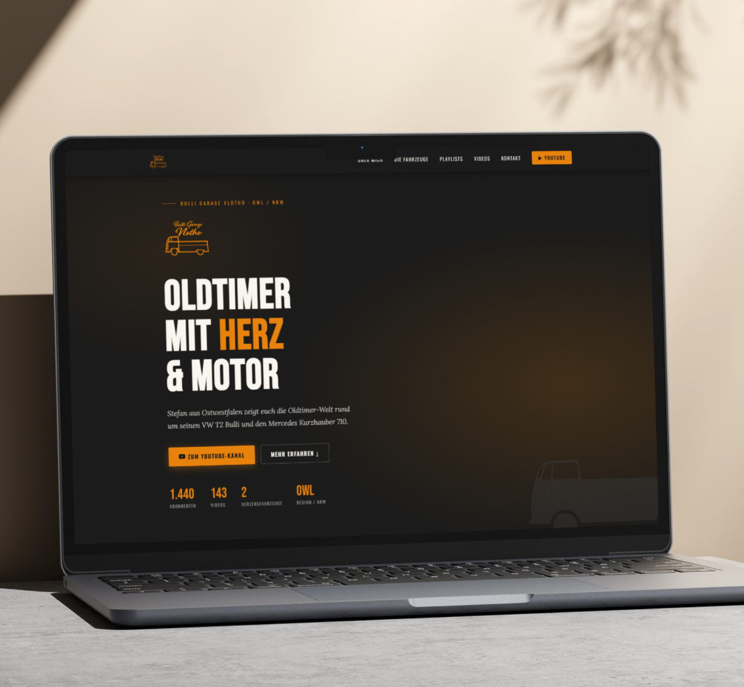 Bulli Garage Vlotho – Website